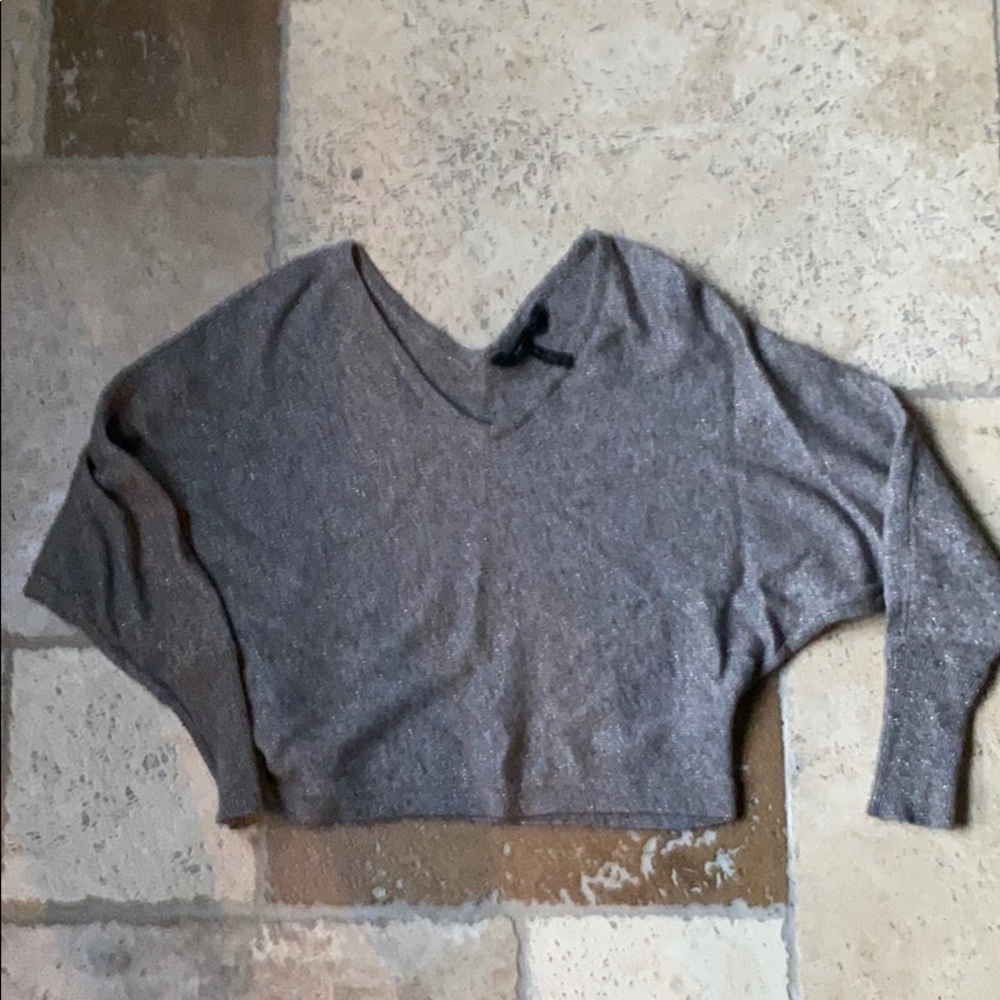 BCBGMaxazria Dolman Sleeve Cropped Sweater Size S